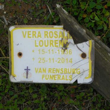 LOURENS Vera Rosalie 1936-2014