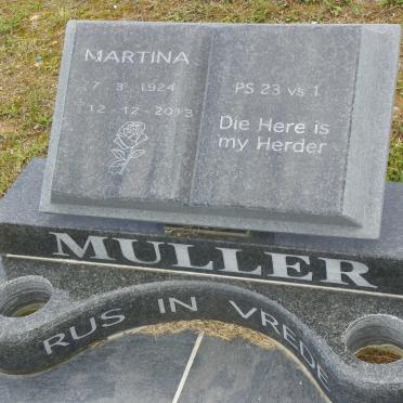 MULLER Martina 1924-2013