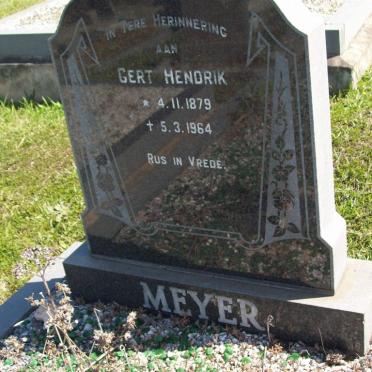 MEYER Gert Hendrik 1879-1964
