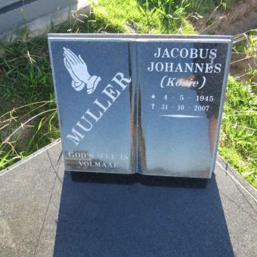 MULLER Jacobus Johannes 1945-2007