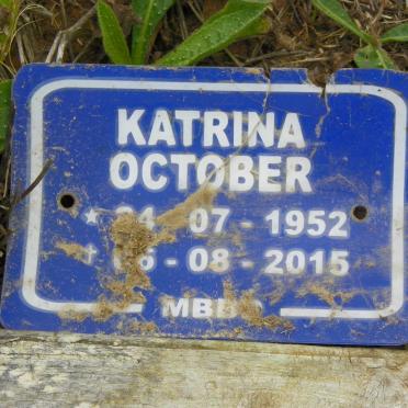 OCTOBER Katrina 1952-2015