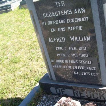 REUCK Alfred William, de 1913-1960