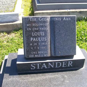 STANDER Louis Paulus 1923-1982