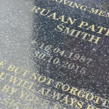 SMITH Ruaan Patrick 1987-2015