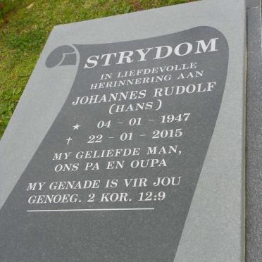 STRYDOM Johannes Rudolph 1947-2015