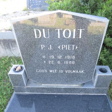 TOIT P.J., du 1918-1986