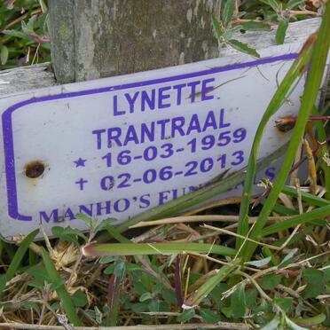 TRANTRAAL Lynette 1959-2013