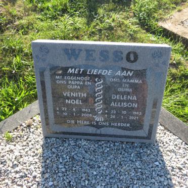 WESSO Venith Noël 1943-2008 &amp; Delena Allison 1943-2021