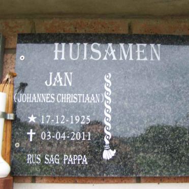 HUISAMEN Johannes Christiaan 1925-2011