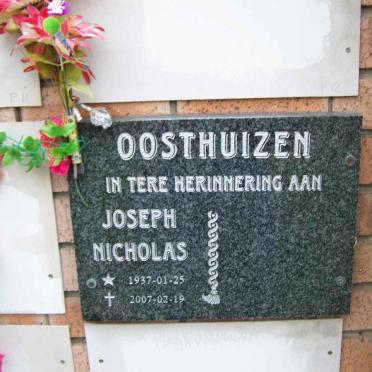 OOSTHUIZEN Joseph Nicholas 1937-2007