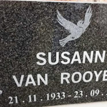 ROOYEN Susann, van 1933-2015