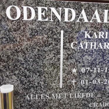 ODENDAAL Karin Catharina 1956-2018