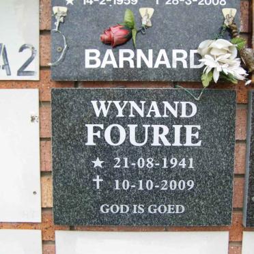 FOURIE Wynand 1941-2009