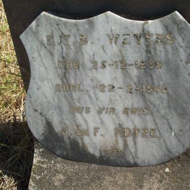 WEYERS E.T.B. 1859-1945