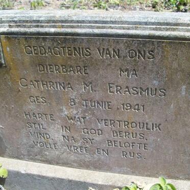 ERASMUS Cathrina M. -1941