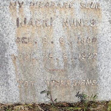 NUNES Jack 1908-1927