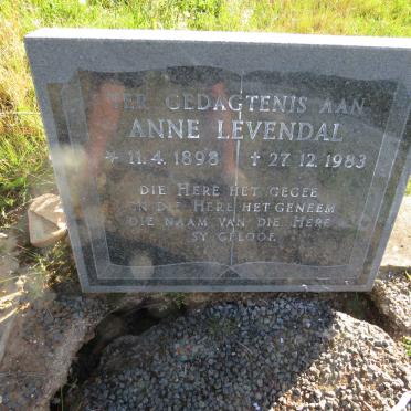 LEVENDAL Anne 1898-1983