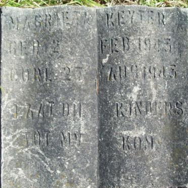 KEYTER Magrieta 1943-1943