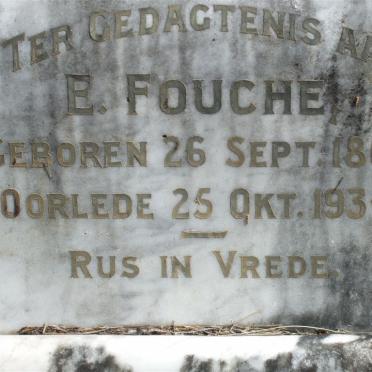 FOUCHE B. 1860-1934