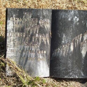 ERASMUS Frederik Johan 1860-1945