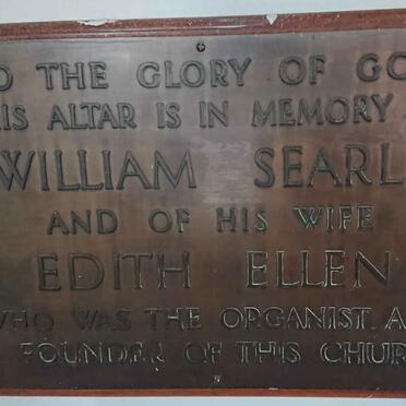 SEARLE William & Edith Ellen