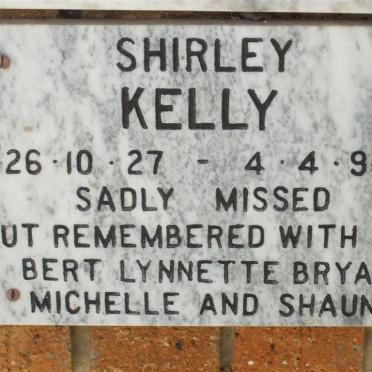 KELLY Shirley 1927-1996