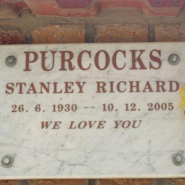 PURCOCKS Stanley Richard 1930-2005