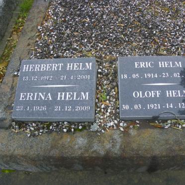 HELM Herbert 1912-2001 :: HELM Eric 1914-1980 :: HELM Oloff 1921-1977 :: HELM Erina 1926-2009