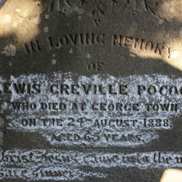 POCOCK Lewis Greville -1888 :: POCOCK Ann Elizabeth nee AGARD 1821-1889