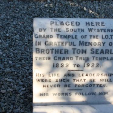 Western Cape, GROOT-BRAKRIVIER, Searle Private Cemetery