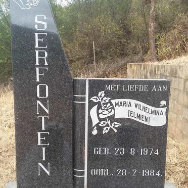 SERFONTEIN Maria Wilhelmina 1974-1984