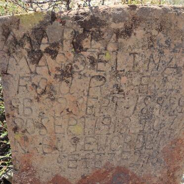 FOURIE Maria Magdalina 1898-1918