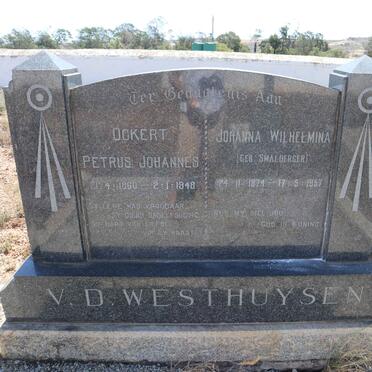 WESTHUYSEN Ockert Petrus Johannes, v.d. 1860-1948 &amp; Johanna Wilhelmina SMALBERGER 1874-1957