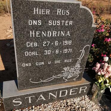 STANDER Hendrina 1918-1971