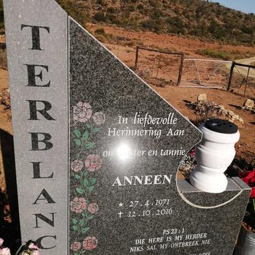 TERBLANCHE Anneen 1971-2016