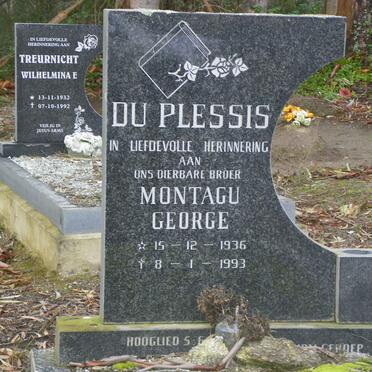 PLESSIS Montagu George, du 1936-1993