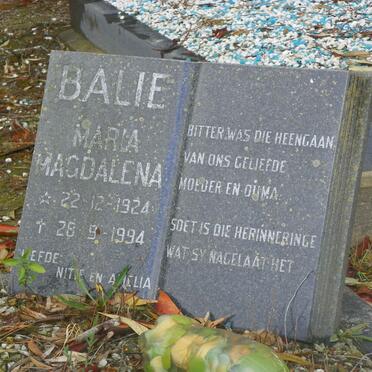 BALIE Maria Magdalena 1924-1994