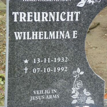 TREURNICHT Wilhelmina E. 1932-1992