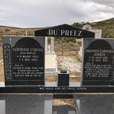 Western Cape, GEORGE district, Kamanassieberge, Rietfontein 12, Rolbaken, farm cemetery