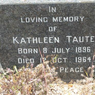TAUTE Kathleen 1896-1964
