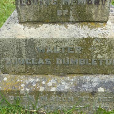DUMBLETON Walter Douglas 1836-1917