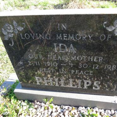 PHILLIPS Ida 1910-1981