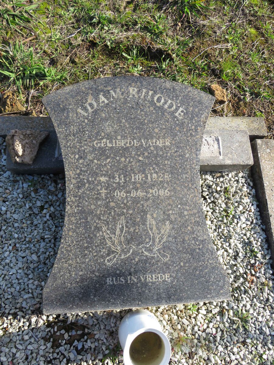 RHODE Adam 1925-2006