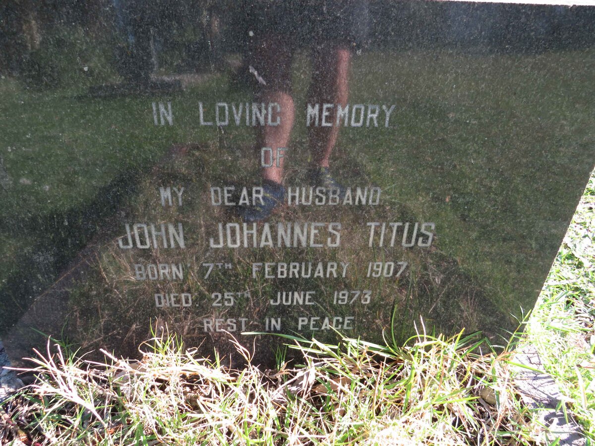 TITUS John Johannes 1907-1973