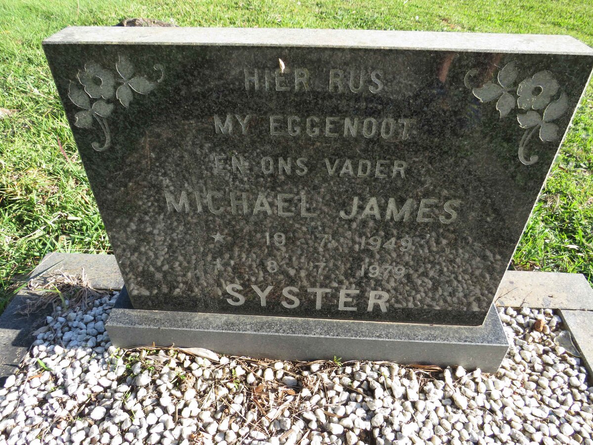SYSTER Michael James 1949-1979