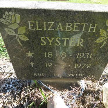 SYSTER Elizabeth 1931-1979
