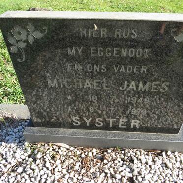 SYSTER Michael James 1949-1979