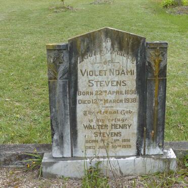 STEVENS Walter Henry 1891-1939 &amp; Violet Noami 1898-1938