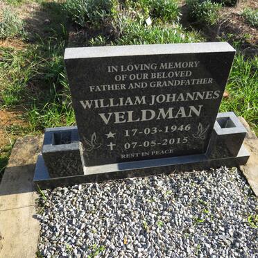 VELDMAN William Johannes 1946-2015