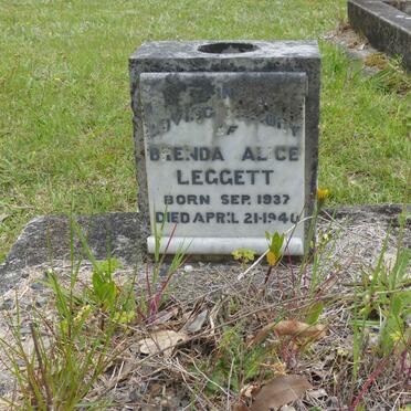 LEGGETT Brenda Alice 1937-1940